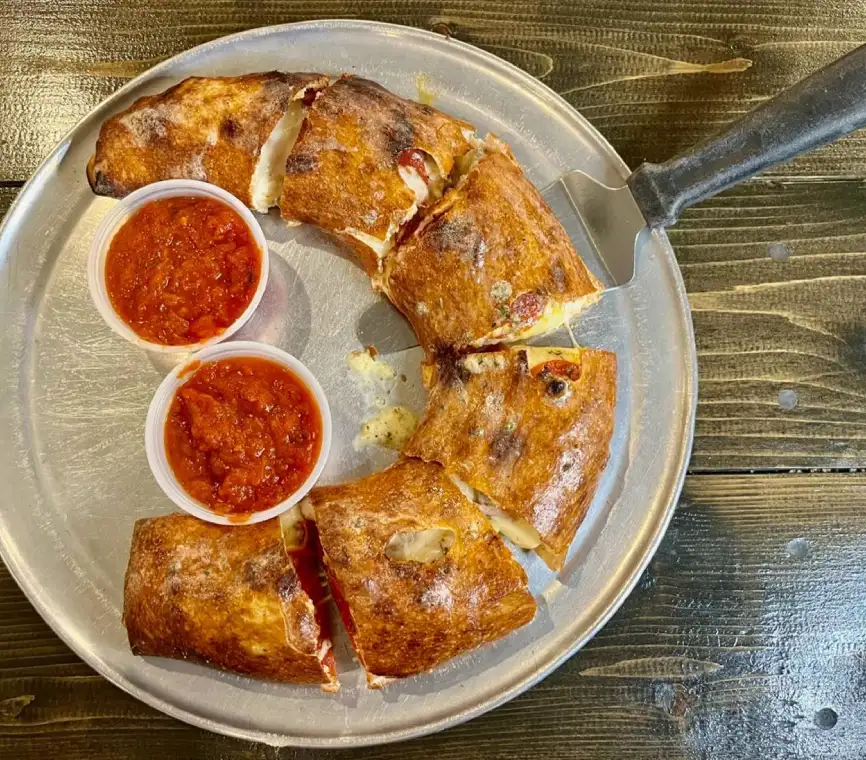 Serving up delicious pizzas